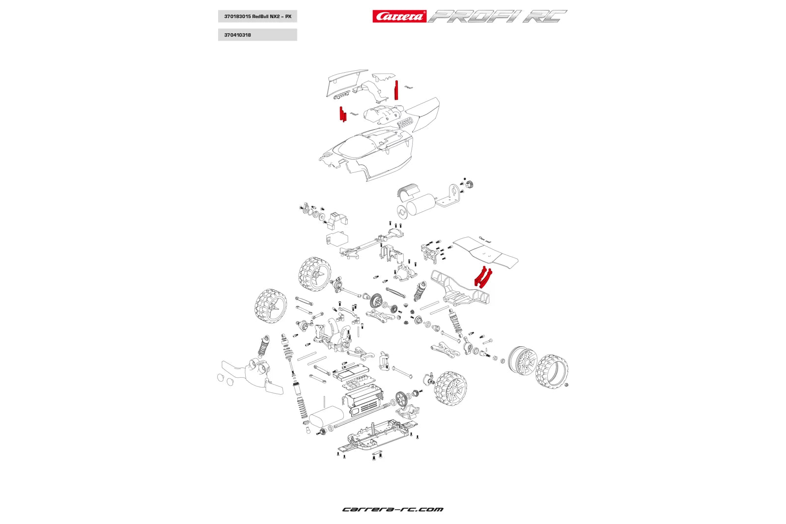 carrera-rc-karosseriehalterung-f-r-red-bull-nx2-183008 image 2