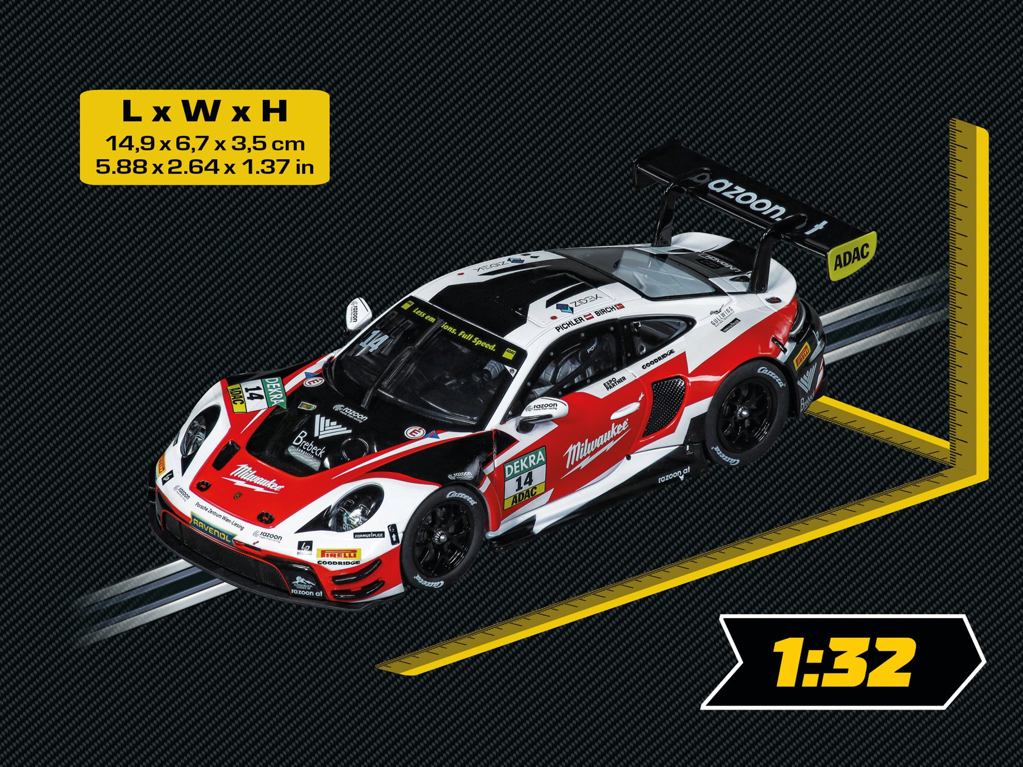 carrera-rc-porsche-911-gt3-r-razoon-no-14-digital-132-slotcar image 3