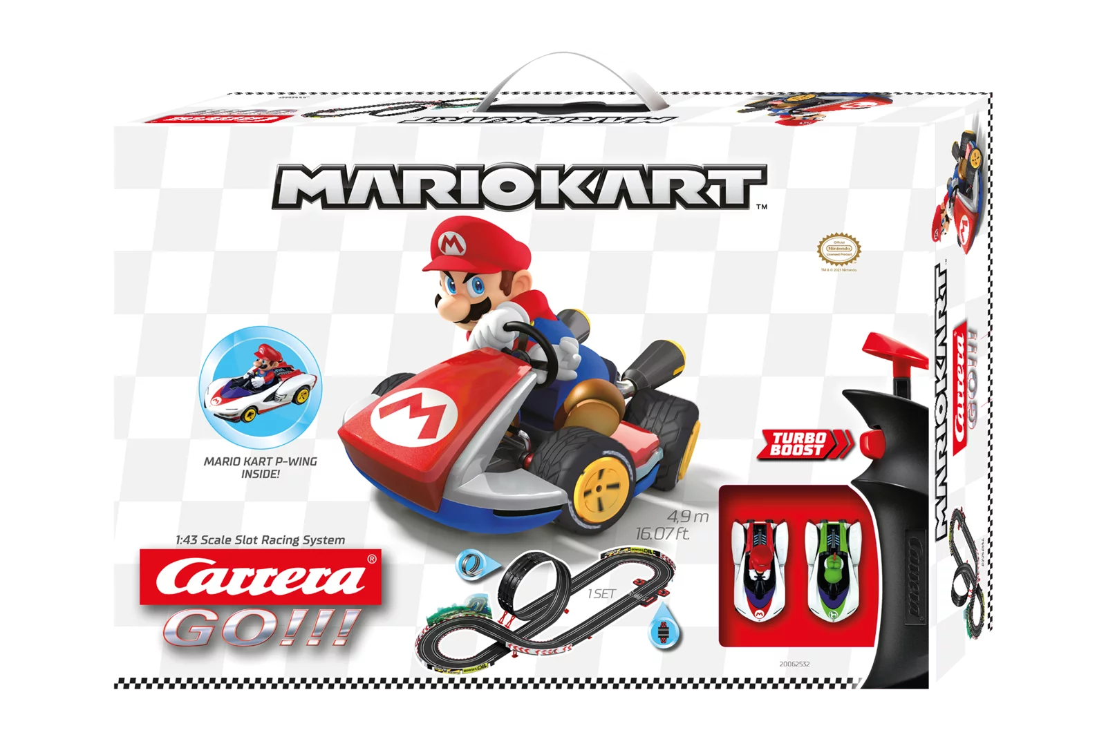 carrera-go-mario-kart-p-wing-rennbahn-set-4-9-m-mit-looping image 1