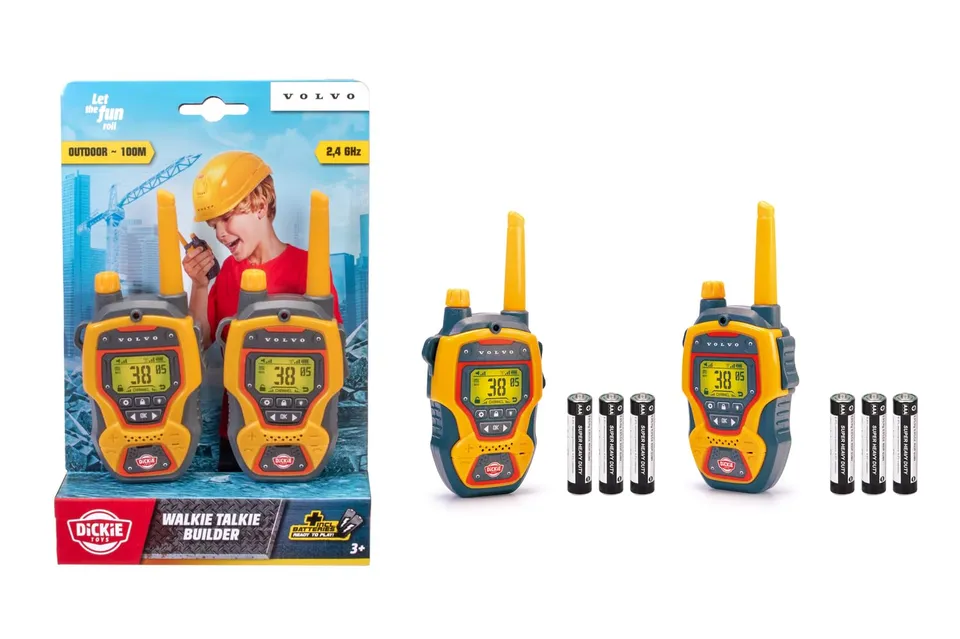 dickie-toys-volvo-walkie-talkie-constructor-2er-set-100-m image 1