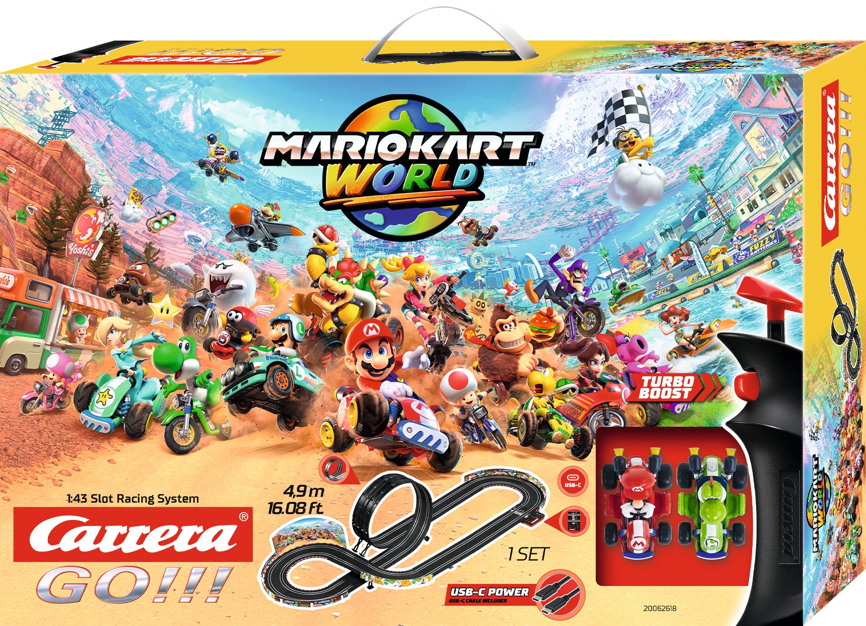 carrera-rc-mario-kart-world-rennbahn-set-1-43-mit-looping-4-9-m image 2