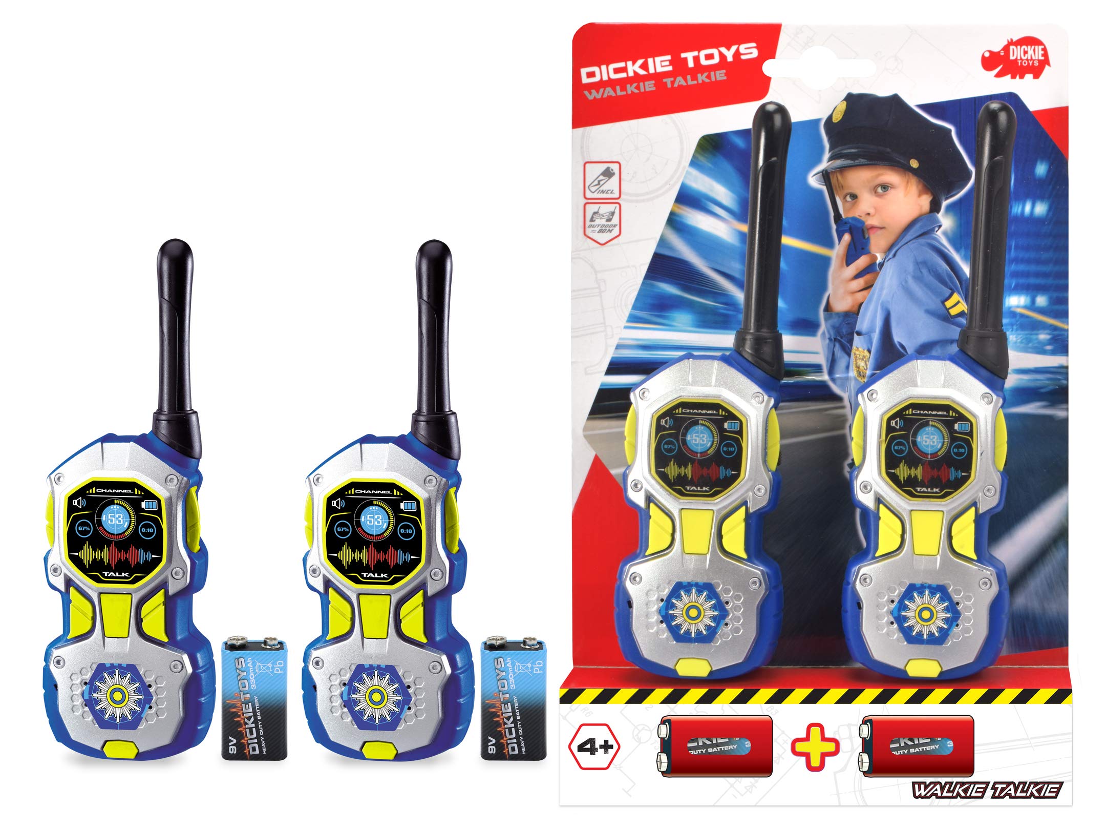 dickie-toys-walkie-talkie-polizei-2er-set-17-cm-80-m-reichweite image 4