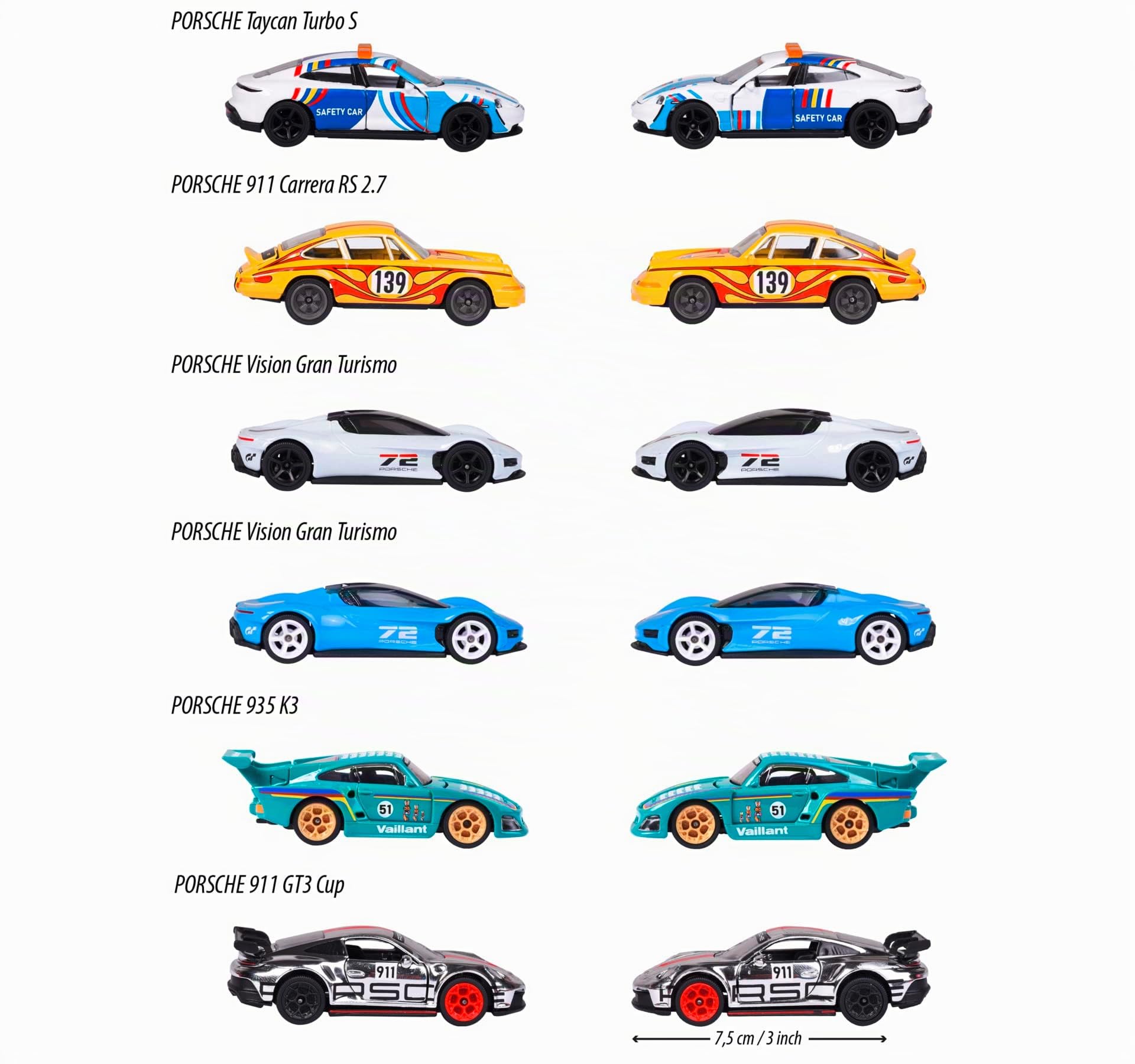 majorette-porsche-deluxe-edition-modellauto-7-5cm-mit-sammelbox image 4