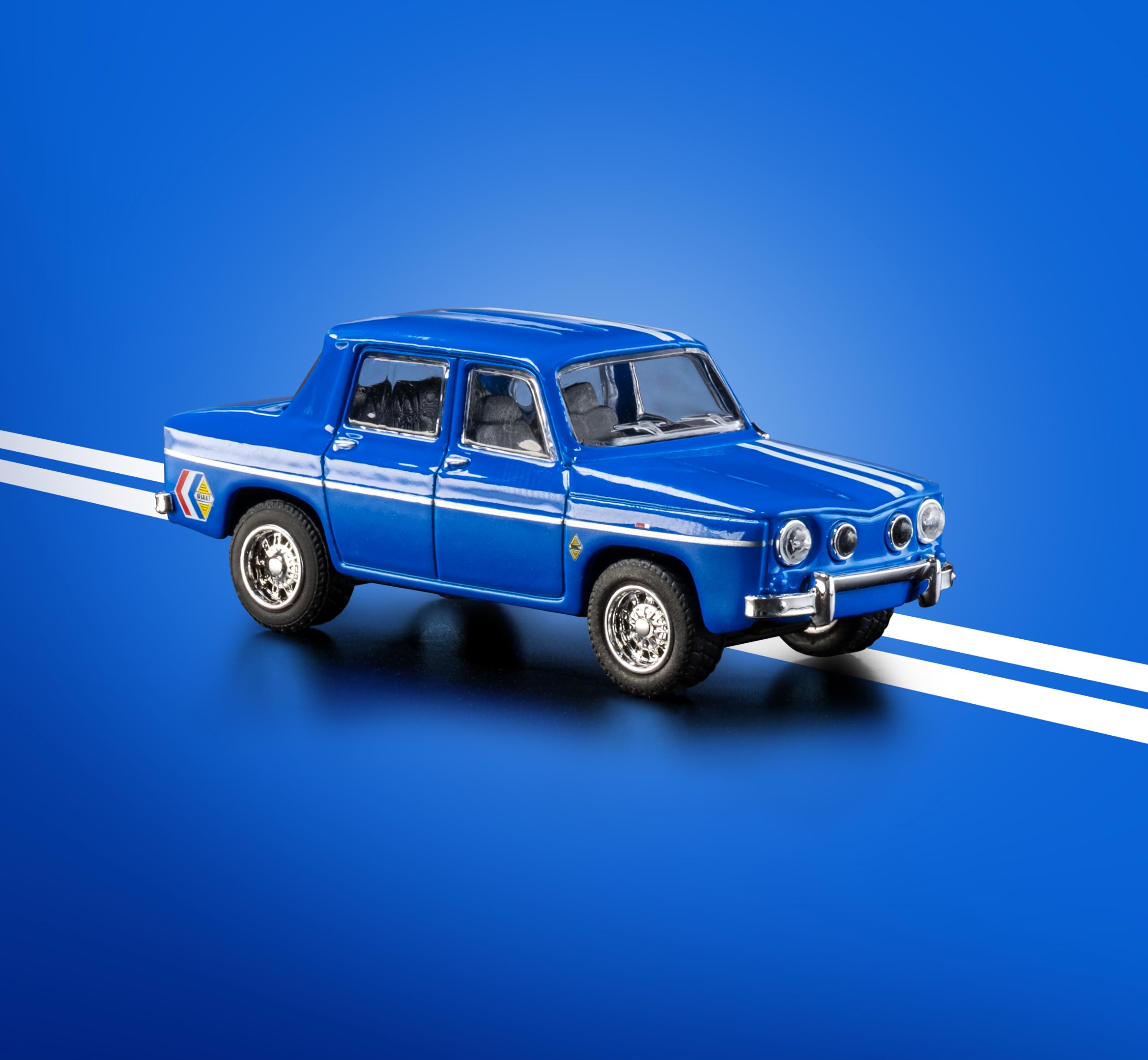 majorette-collection-1966-renault-r8-gordini-1-64-7-cm-mit-showcase image 2