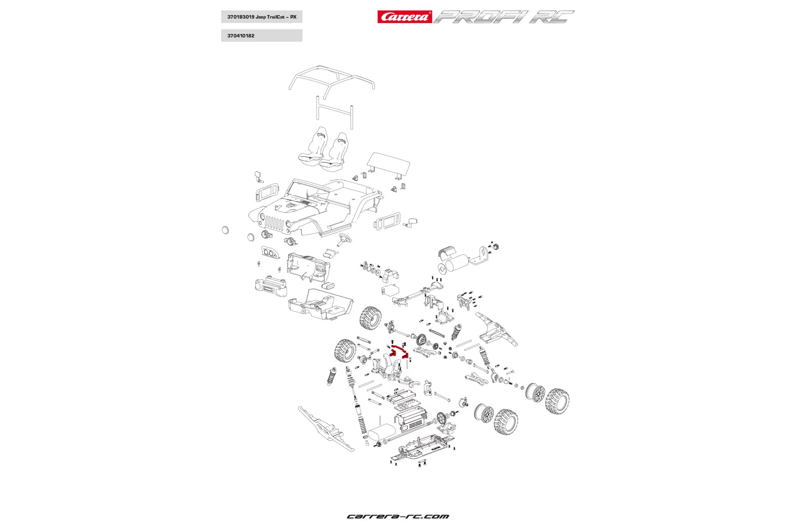carrera-rc-lenkhebel-profi-rc-ersatzteil image 2