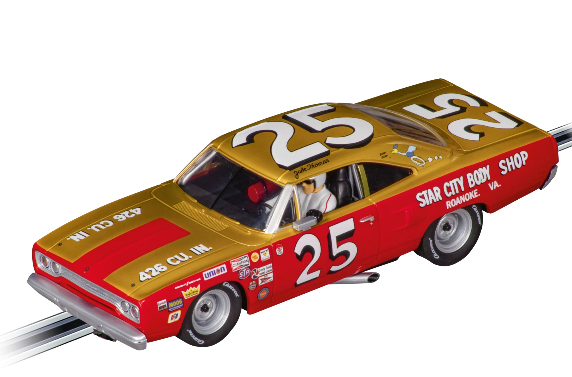 carrera-rc-plymouth-roadrunner-no-25-evolution-slotcar-1-32 image 1