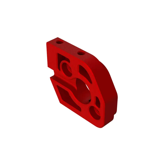 arrma-aluminium-motorplatte-rot-25mm-lochabstand image 1