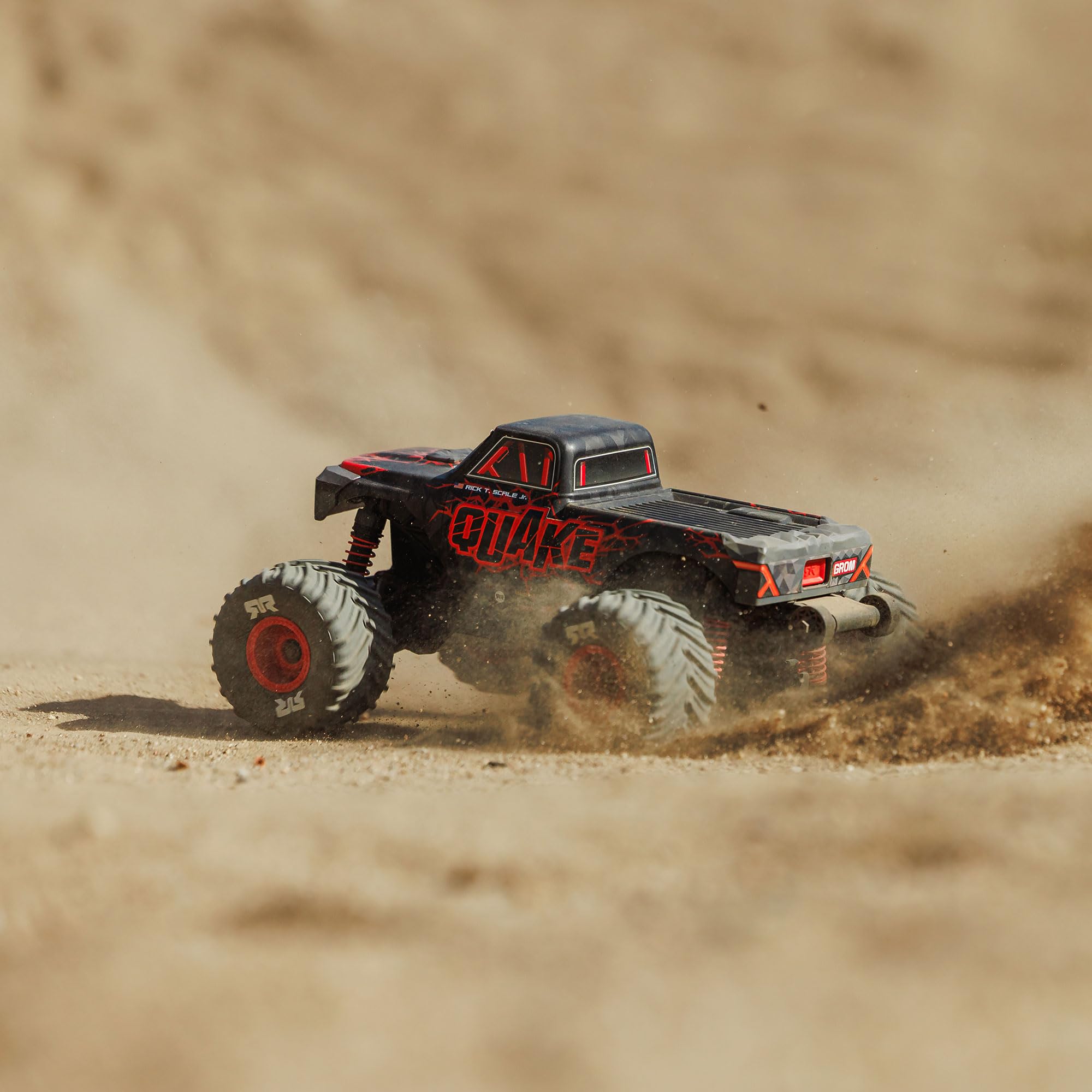 arrma-rc-truck-quake-grom-1-16-4x4-rtr-brushed-monster-truck-rot image 5