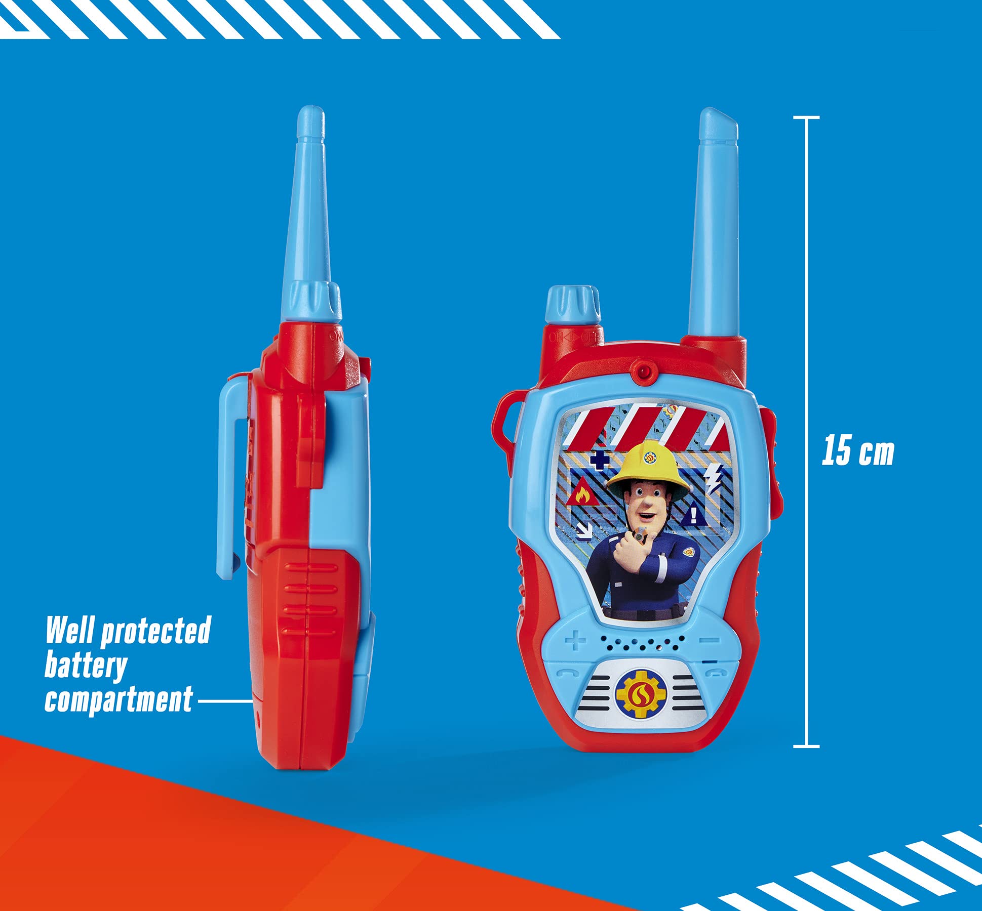 dickie-toys-feuerwehrmann-sam-walkie-talkies-2-funkger-te-f-r-kinder-ab-4-jahren image 3