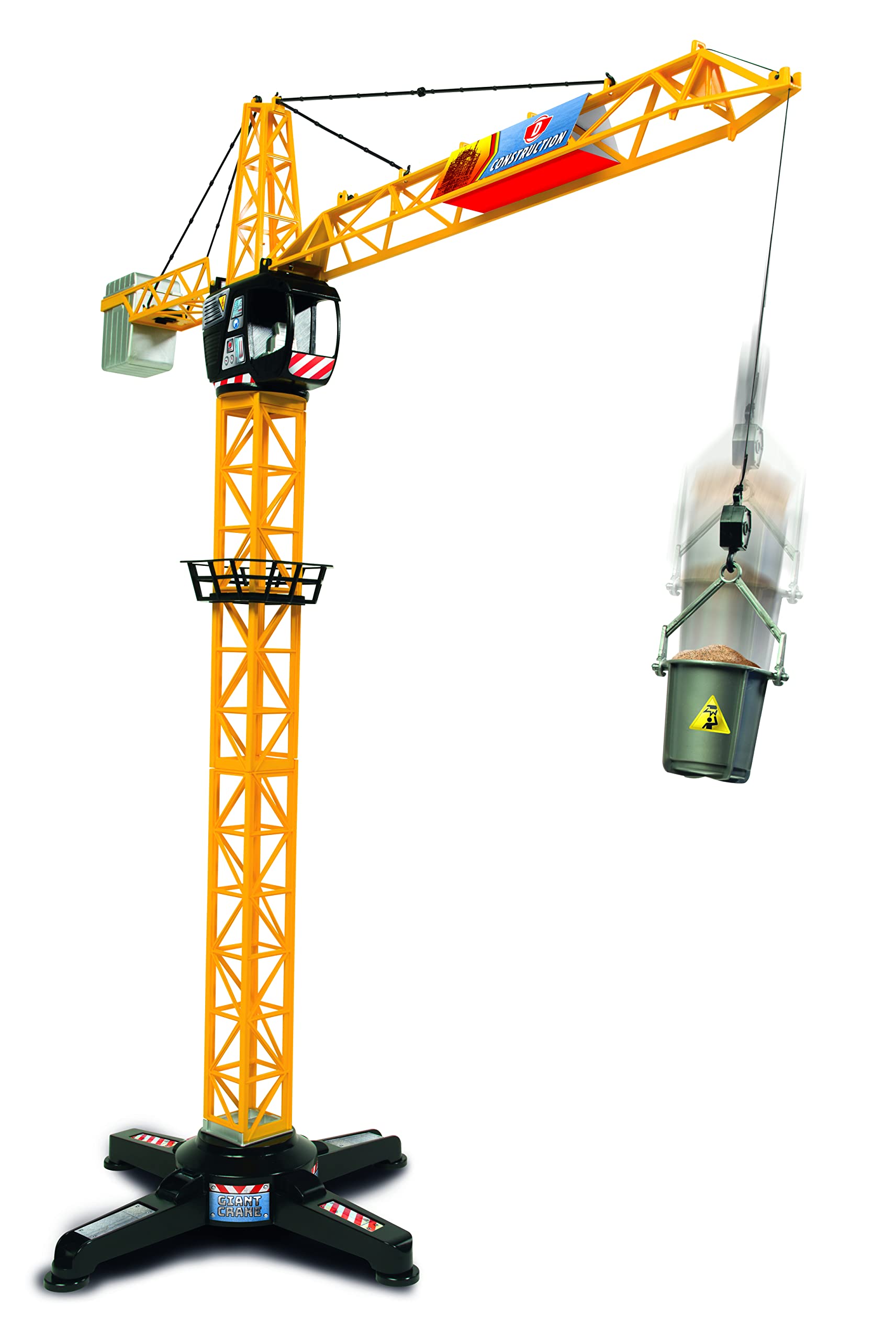 dickie-toys-giant-crane-baustellenkran-100-cm-ferngesteuert-mit-tonne-und-lasten image 2