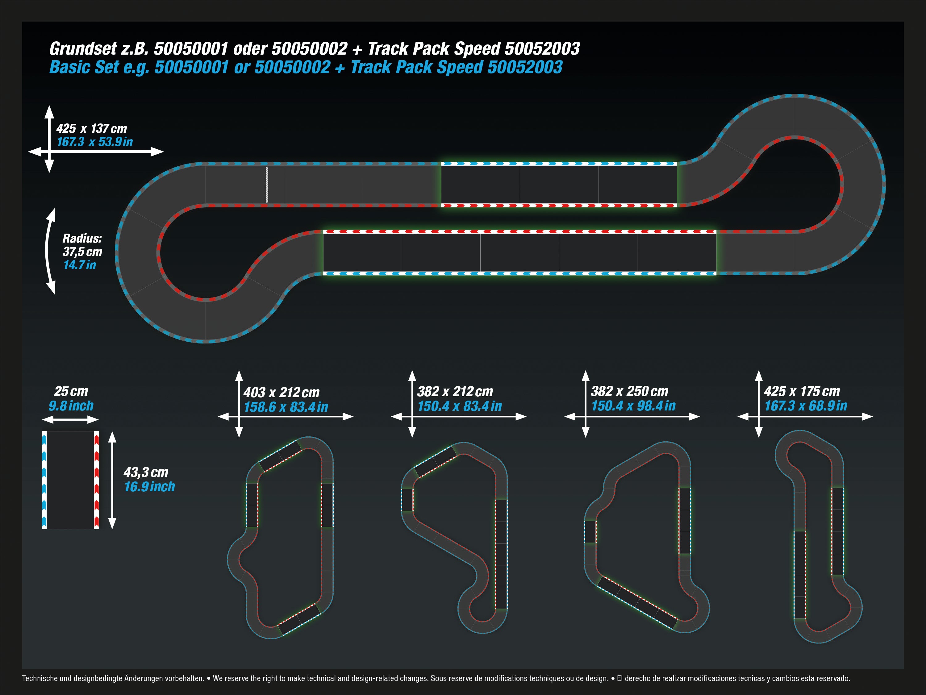 carrera-rc-track-pack-speed-streckenerweiterung-8x-gerade-f-r-carrera-hybrid image 2