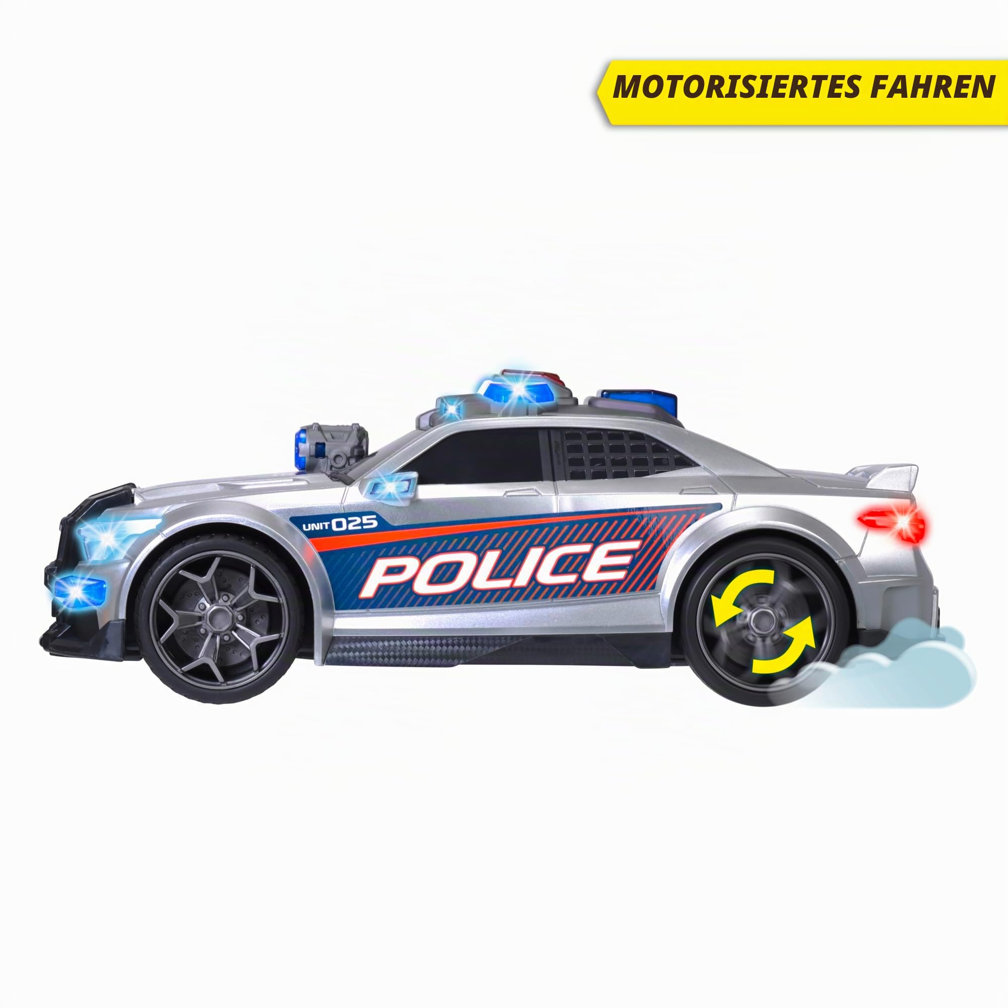 dickie-toys-street-force-polizeiauto-33-cm-mit-motor-licht-sirene image 3