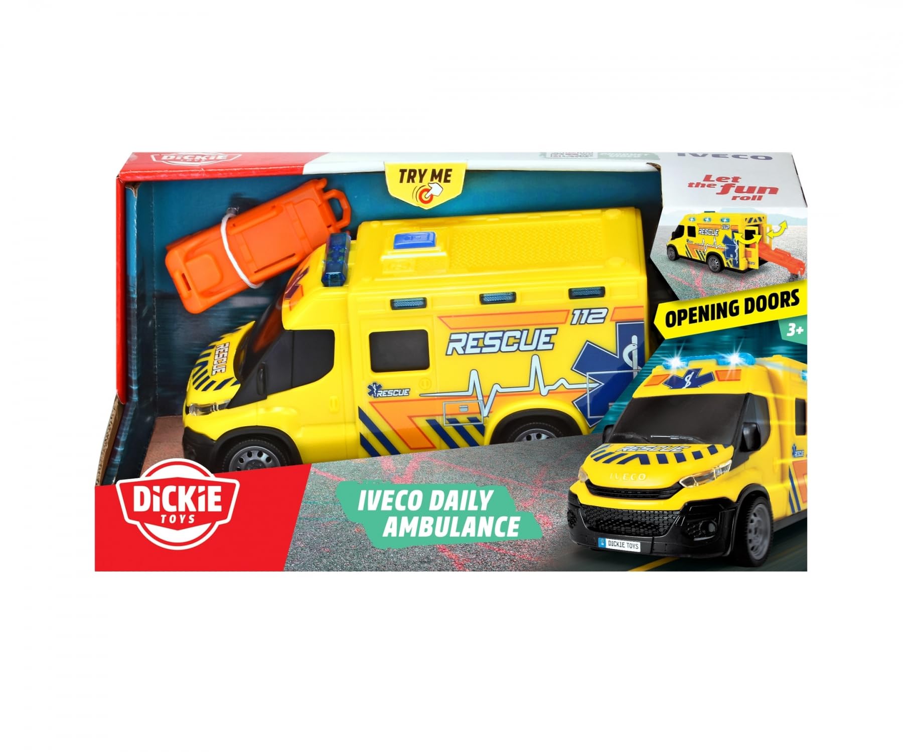 dickie-toys-iveco-daily-ambulance-18-cm-1-32-mit-licht-sound image 7