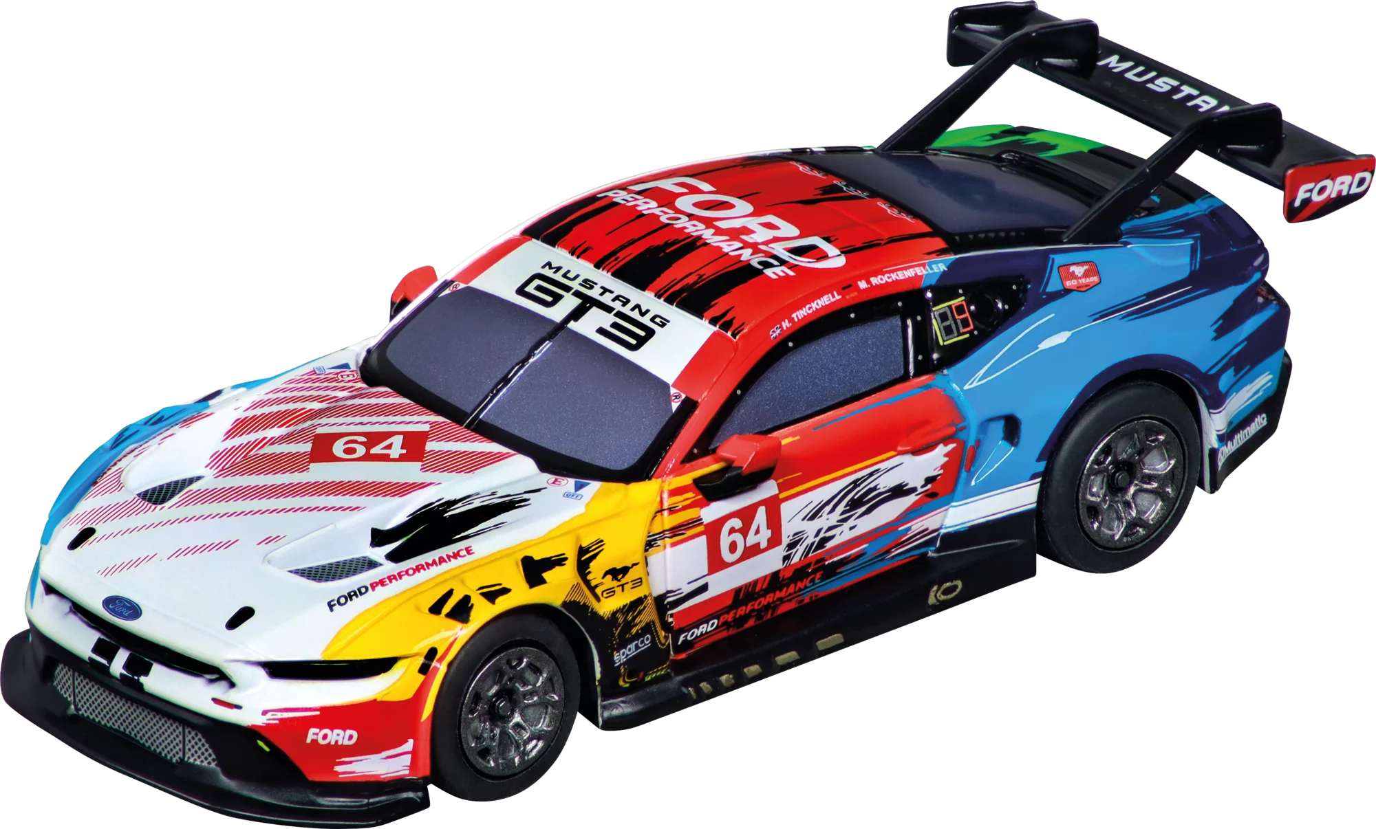 carrera-rc-ford-mustang-gt3-champion-spirit-no-64-hybrid-rc-auto-1-50 image 1