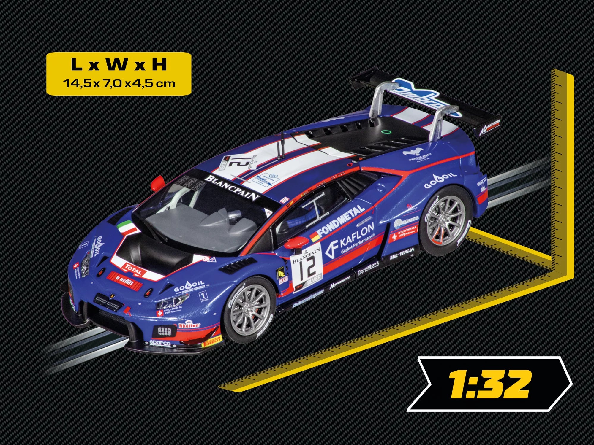 carrera-evolution-lamborghini-hurac-n-gt3-ombra-racing-no-12-slotcar image 6