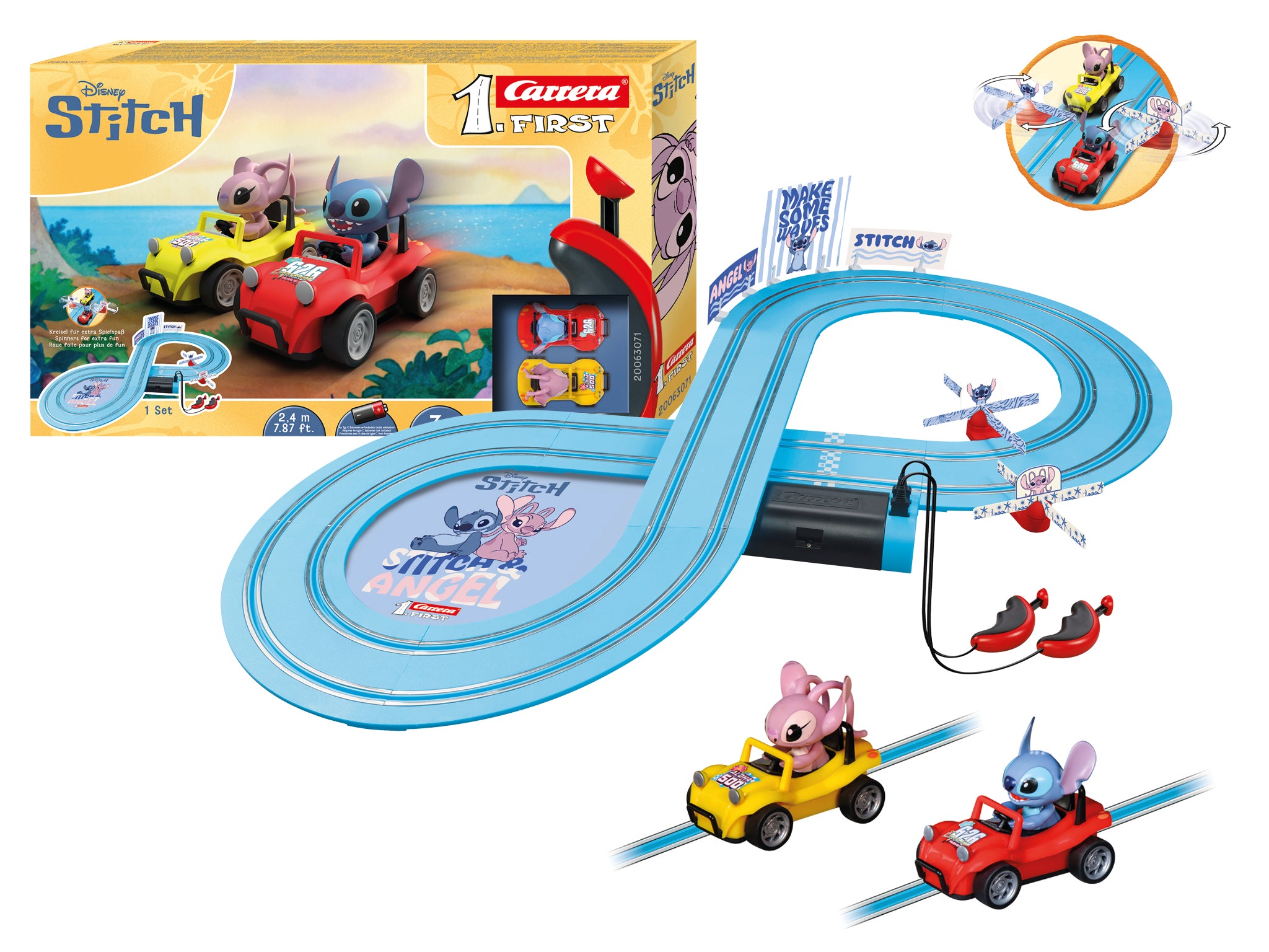 carrera-rc-disney-stitch-2-4ghz-first-action-flitzer image 2