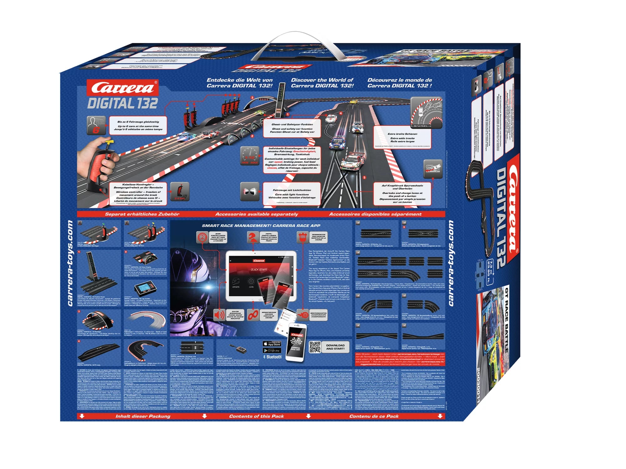 carrera-digital-132-gt-race-battle-slotcar-set-7-3-m image 2