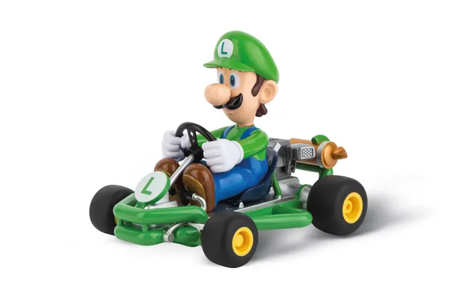 carrera-rc-2-4ghz-mario-kart-pipe-kart-luigi-1-18 image 1