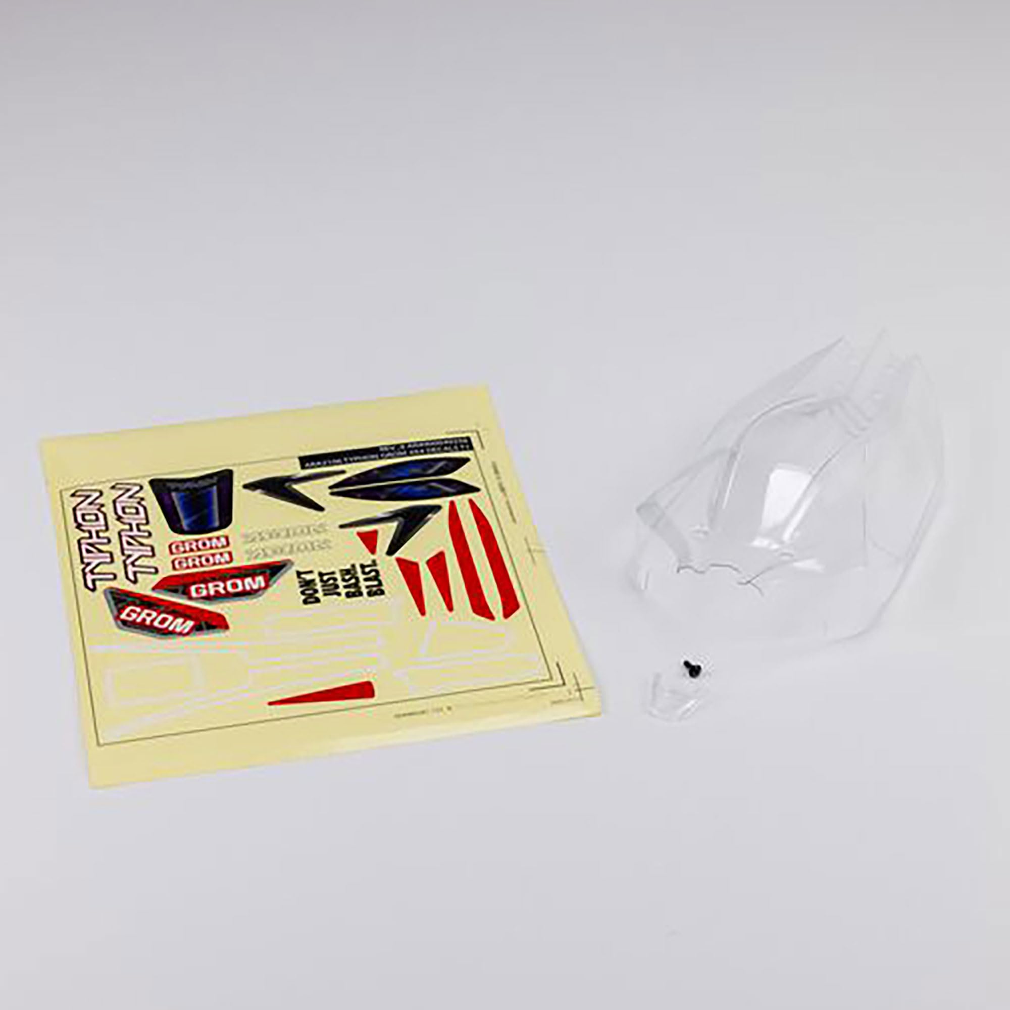 arrma-typhon-grom-karosserie-klar-clear-body-ara412007 image 1