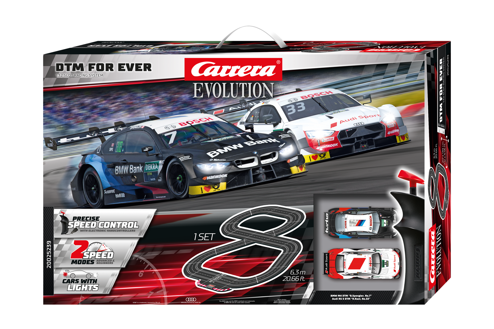 carrera-evolution-dtm-for-ever-set-bmw-vs-audi-slotcar-set image 1