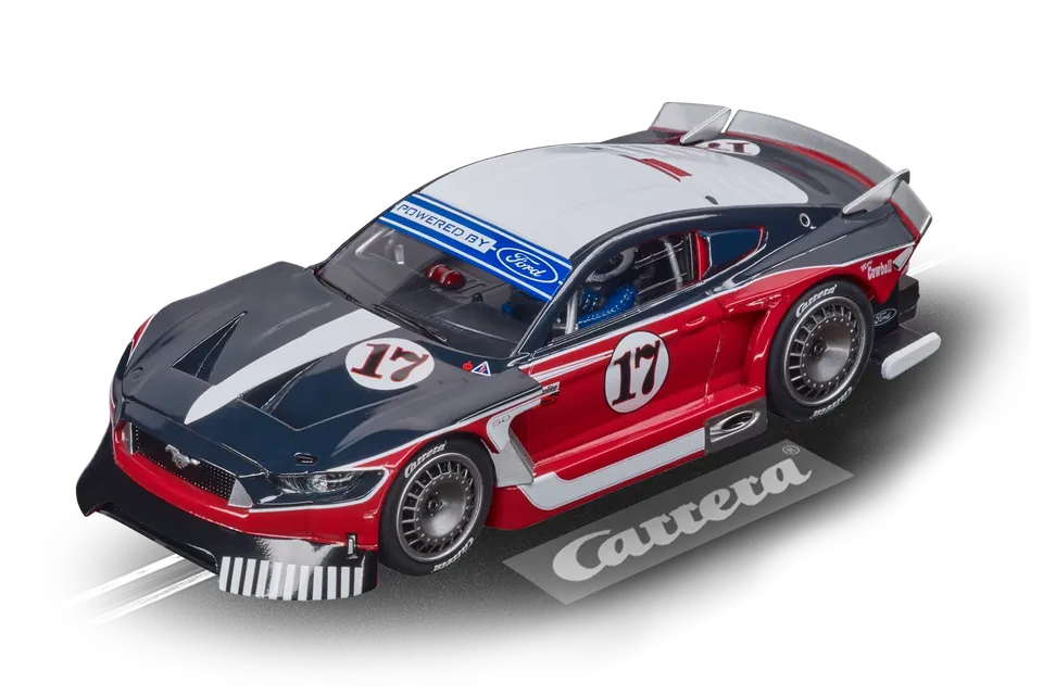 carrera-rc-ford-mustang-gty-no-17-digital-132-slotcar-drift-edition-rot-blau image 1