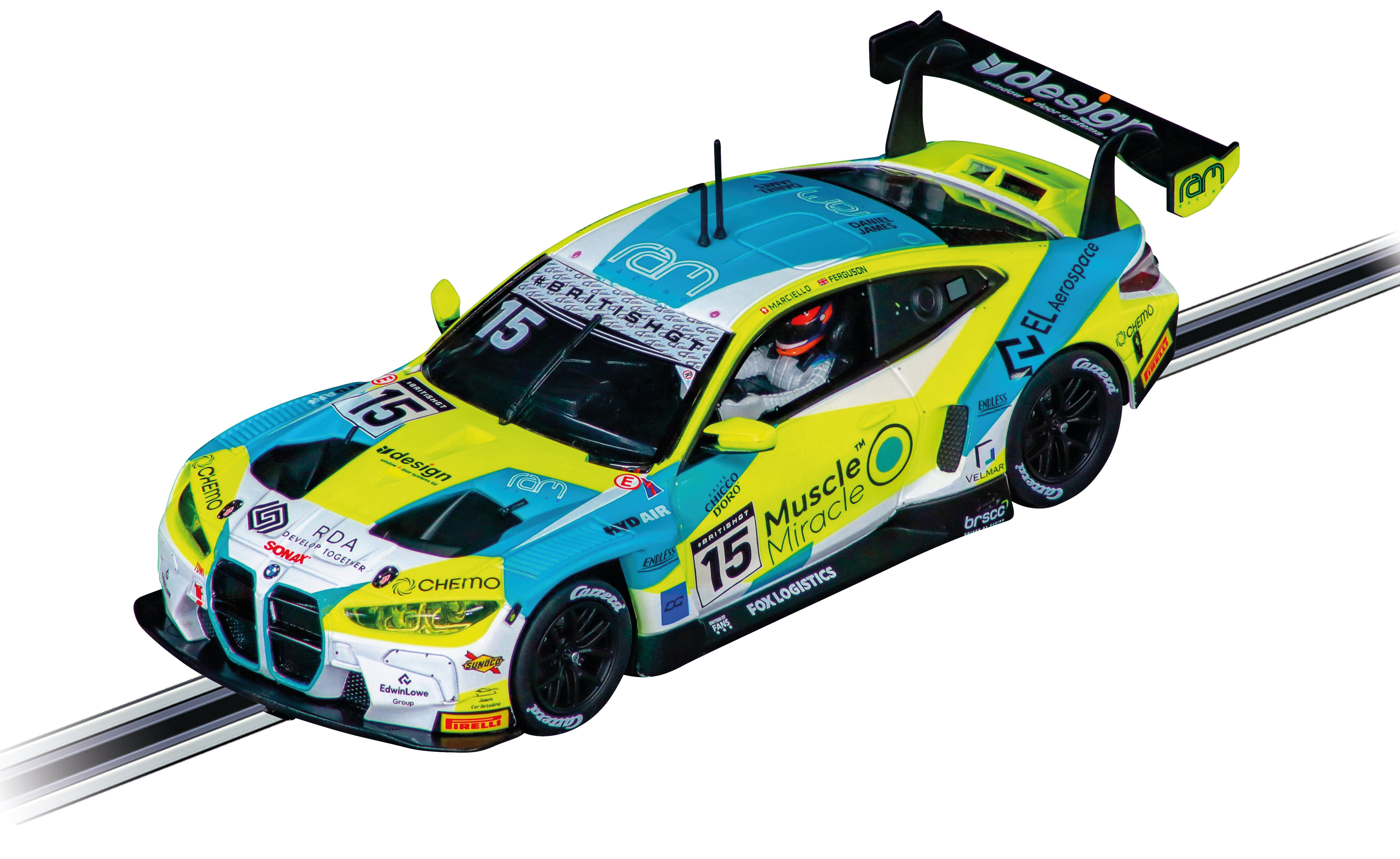 carrera-rc-best-of-racing-vol-10-digital-132-set-mit-bmw-m4-ferrari-296-und-nasc image 2
