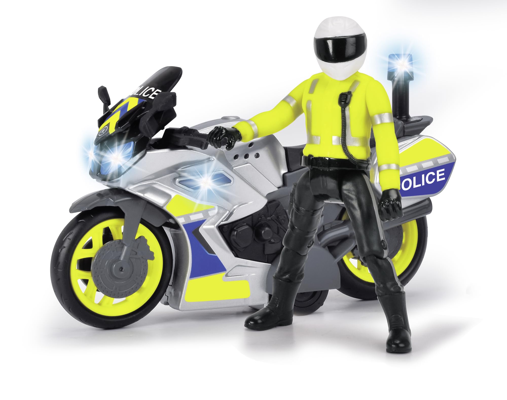 dickie-toys-yamaha-polizei-motorrad-17-cm-mit-figur-blaulicht-sirene-und-friktio image 4
