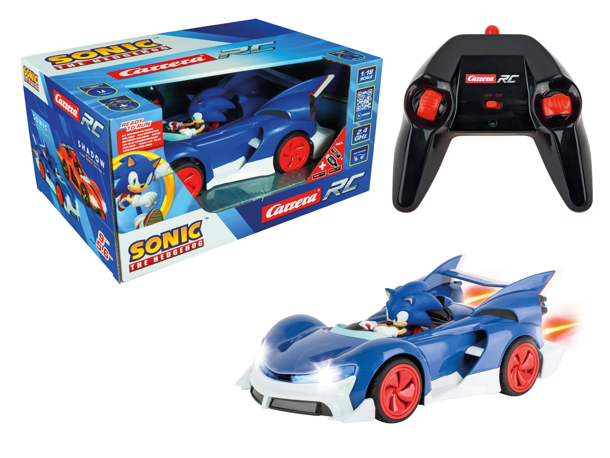 carrera-rc-2-4ghz-team-sonic-racing-sonic-performance-version-rc-auto image 2