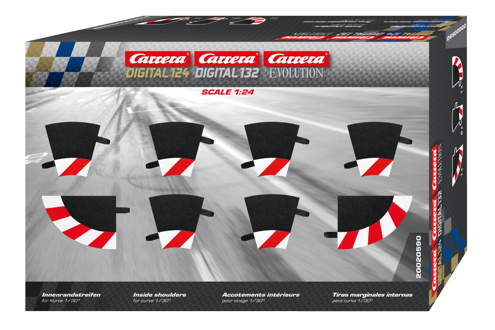 carrera-rc-innenrandstreifen-kurve-1-30-mit-endst-cken-8-teilig image 2