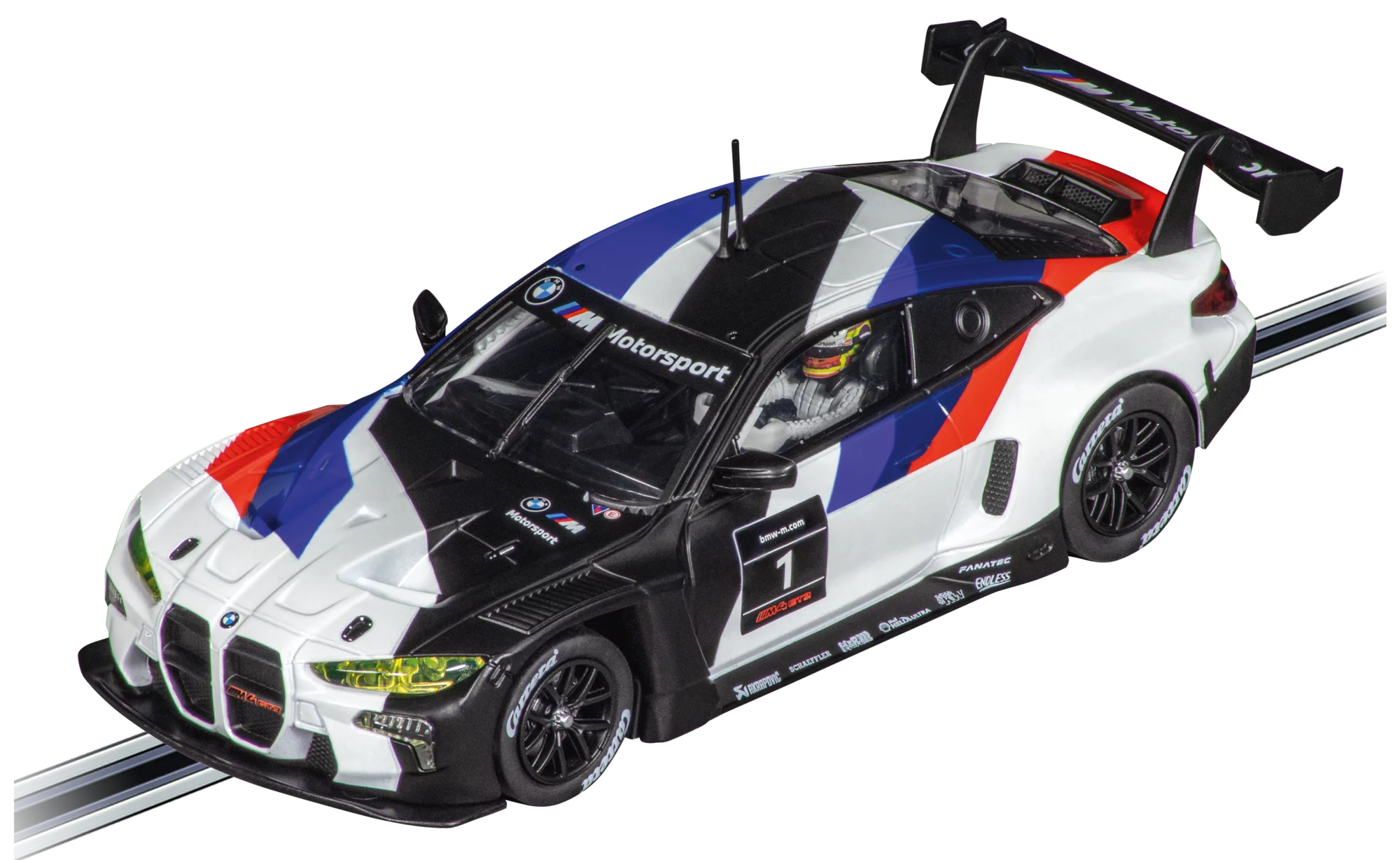 carrera-rc-bmw-m4-gt3-bmw-m-motorsport-no-1-2021-evolution-slotcar-1-32 image 1
