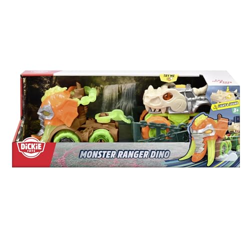 dickie-toys-monster-ranger-dino-mammut-truck-32-cm-mit-anh-nger-licht-und-sound image 8