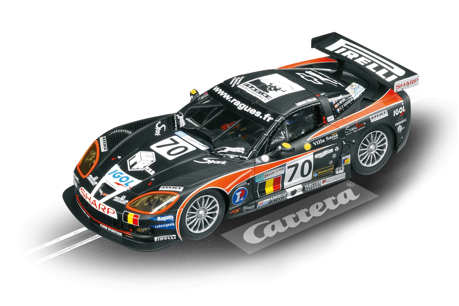carrera-digital-124-chevrolet-corvette-c6-r-le-mans-2007 image 1