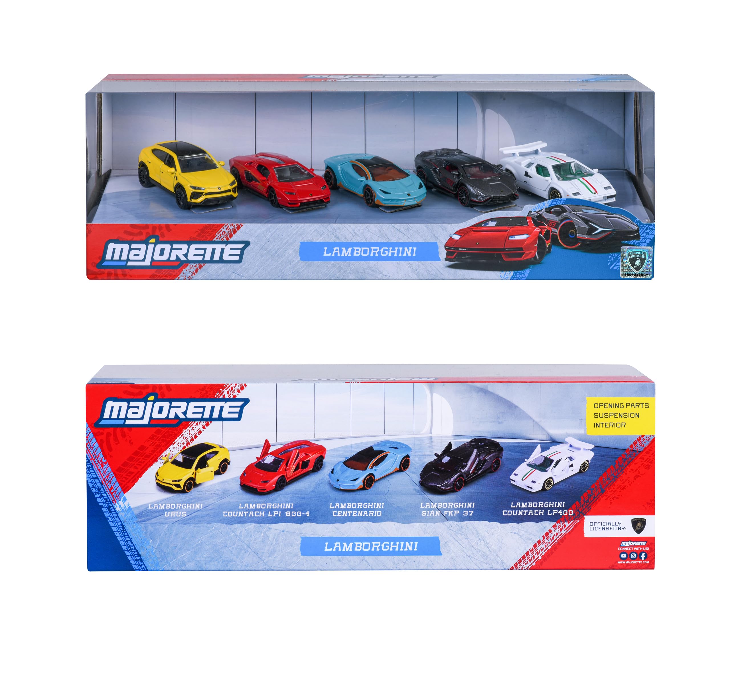 majorette-lamborghini-auto-set-5-metallautos-7-5-cm-mit-freilauf image 6