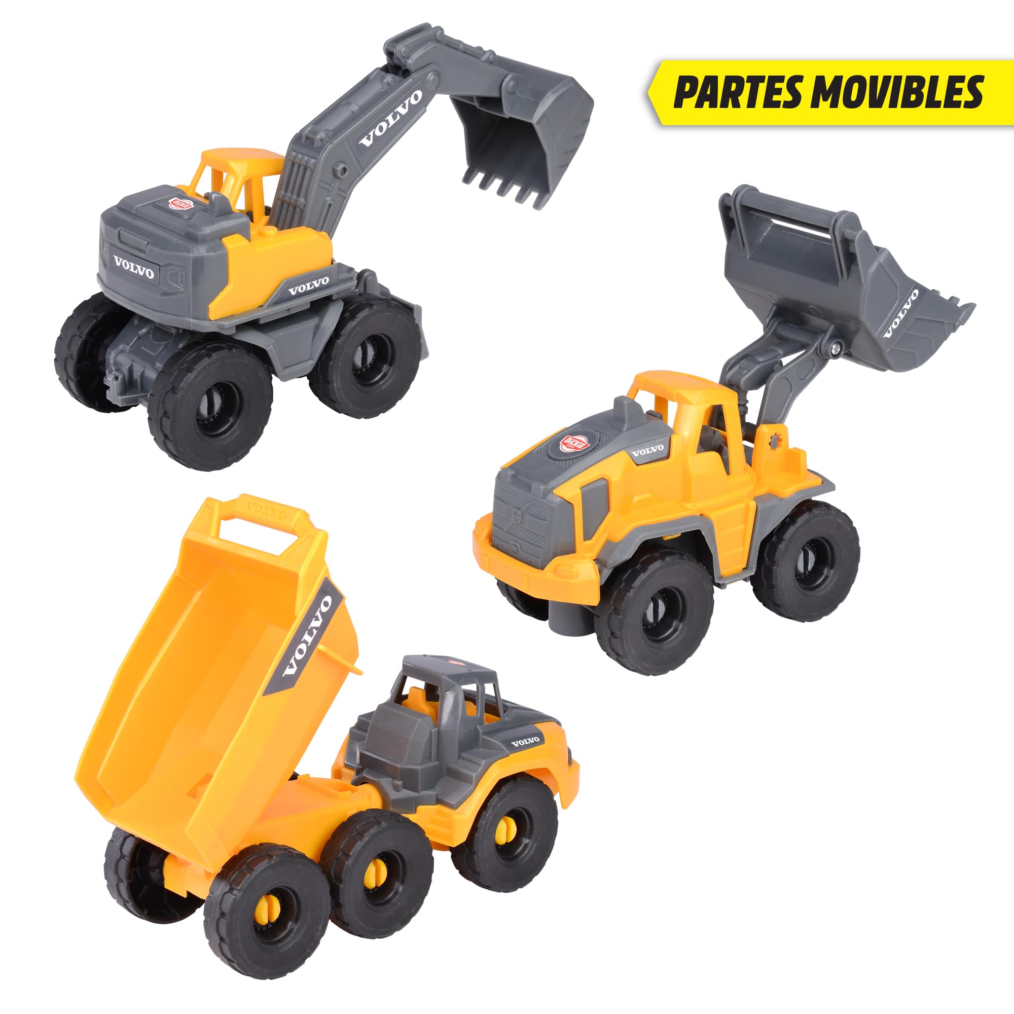 dickie-toys-volvo-construction-set-3-baustellenfahrzeuge-16-cm image 2