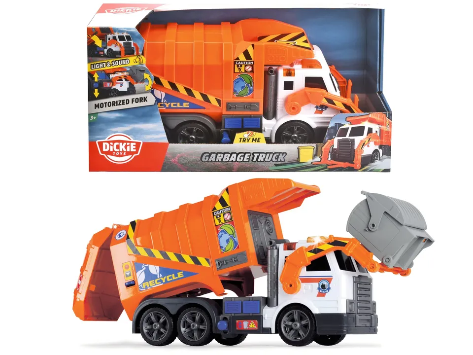 dickie-toys-m-llauto-46-cm-mit-gabel-m-lltonne-kippfunktion-licht-sound image 1