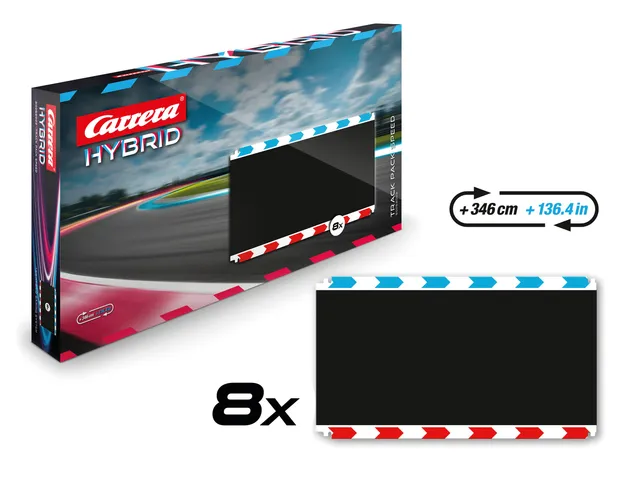 carrera-rc-track-pack-speed-streckenerweiterung-8x-gerade-f-r-carrera-hybrid image 1