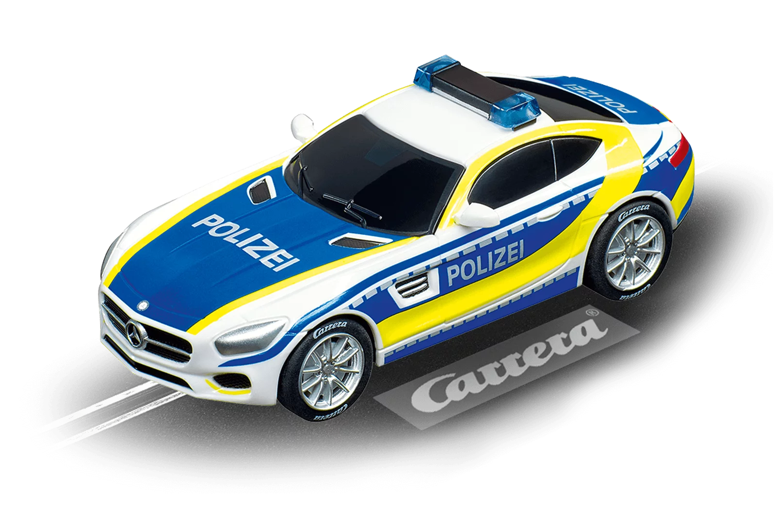 carrera-mercedes-amg-gt-coup-police-slotcar-polizei-rennauto image 1