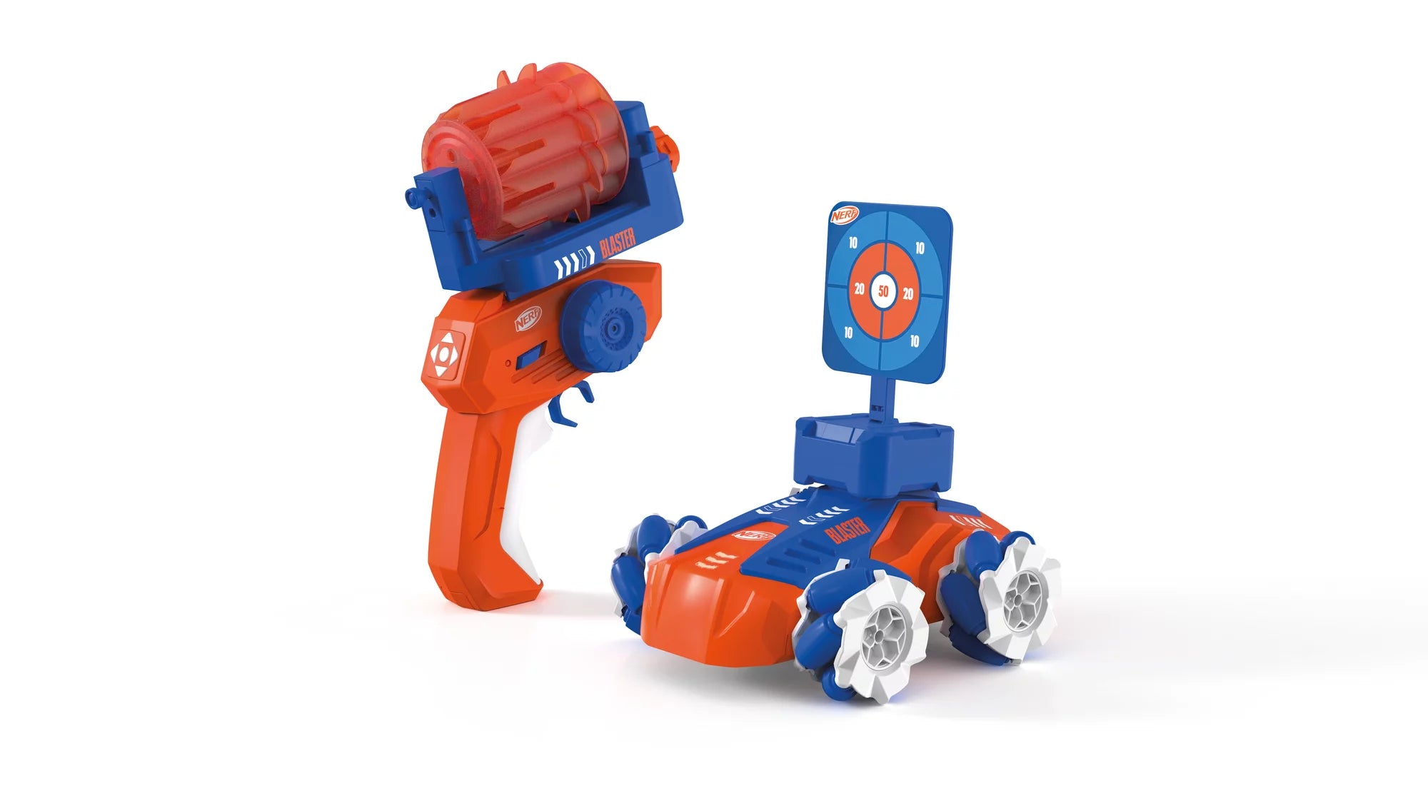 carrera-rc-nerf-blasting-car-2-4ghz-rc-stunt-auto-mit-soft-darts image 2