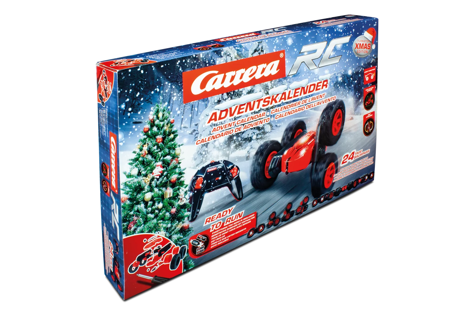 carrera-rc-2-4-ghz-x-mas-turnator-adventskalender-stunt-auto-zum-selberbauen image 1