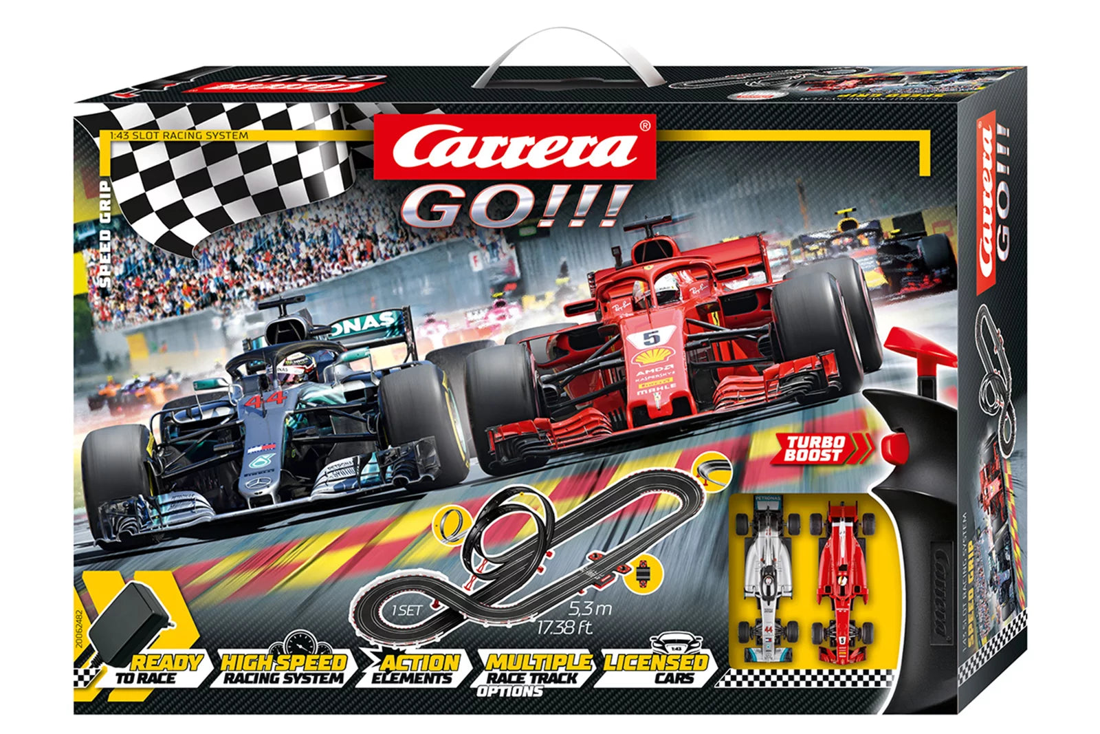 carrera-go-speed-grip-formel-1-rennbahn-set-5-3-m image 1