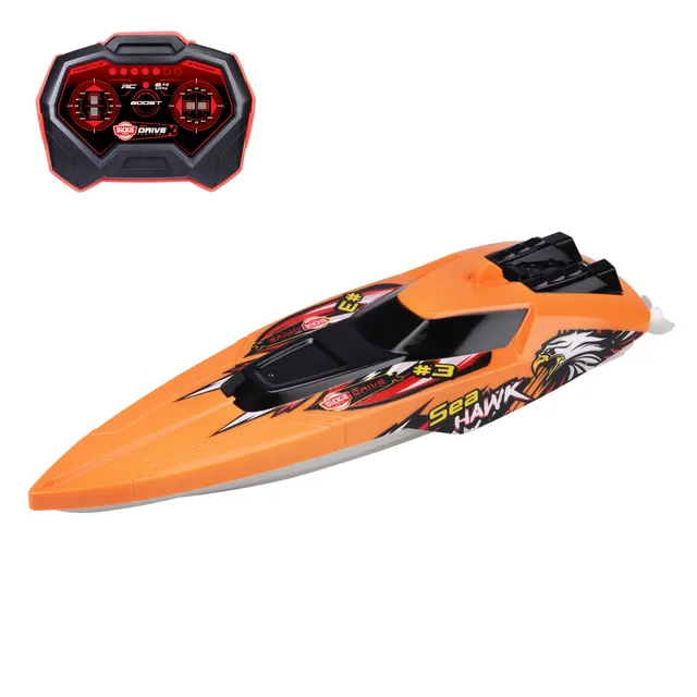 dickie-toys-rc-boot-sea-hawk-33-cm-2-4-ghz-mit-turbo-boost-4-km-h image 1