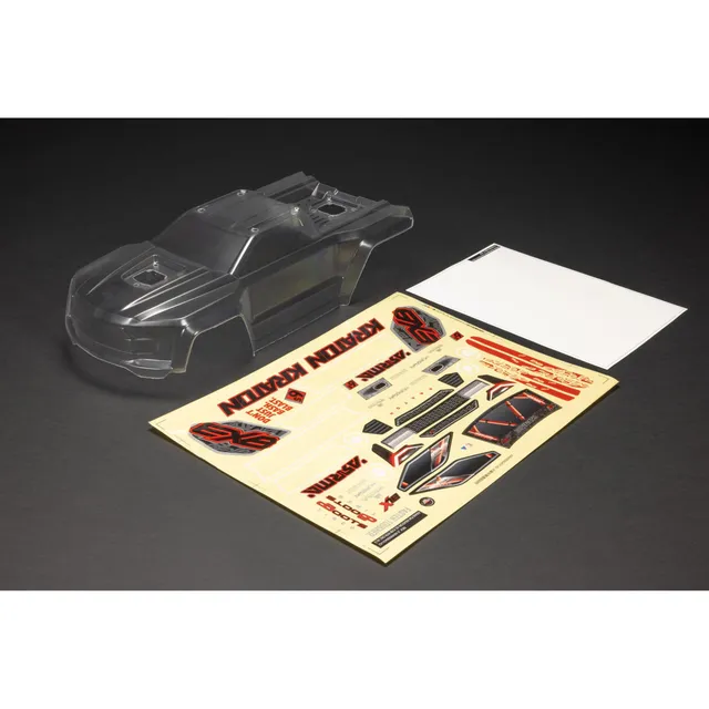 arrma-kraton-6s-blx-v6-clear-body-1-8-karosserie-mit-decals image 1
