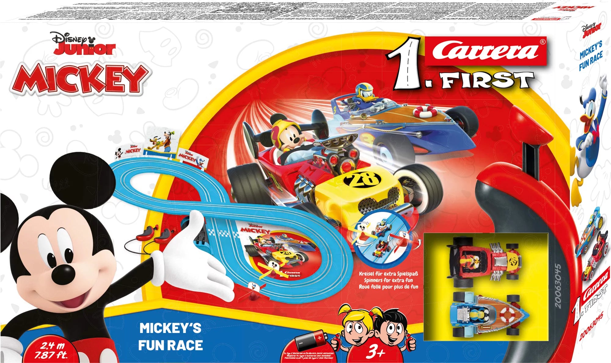 carrera-rc-carrera-first-mickey-s-fun-race-slotcar-bahnset-2-4-m image 1