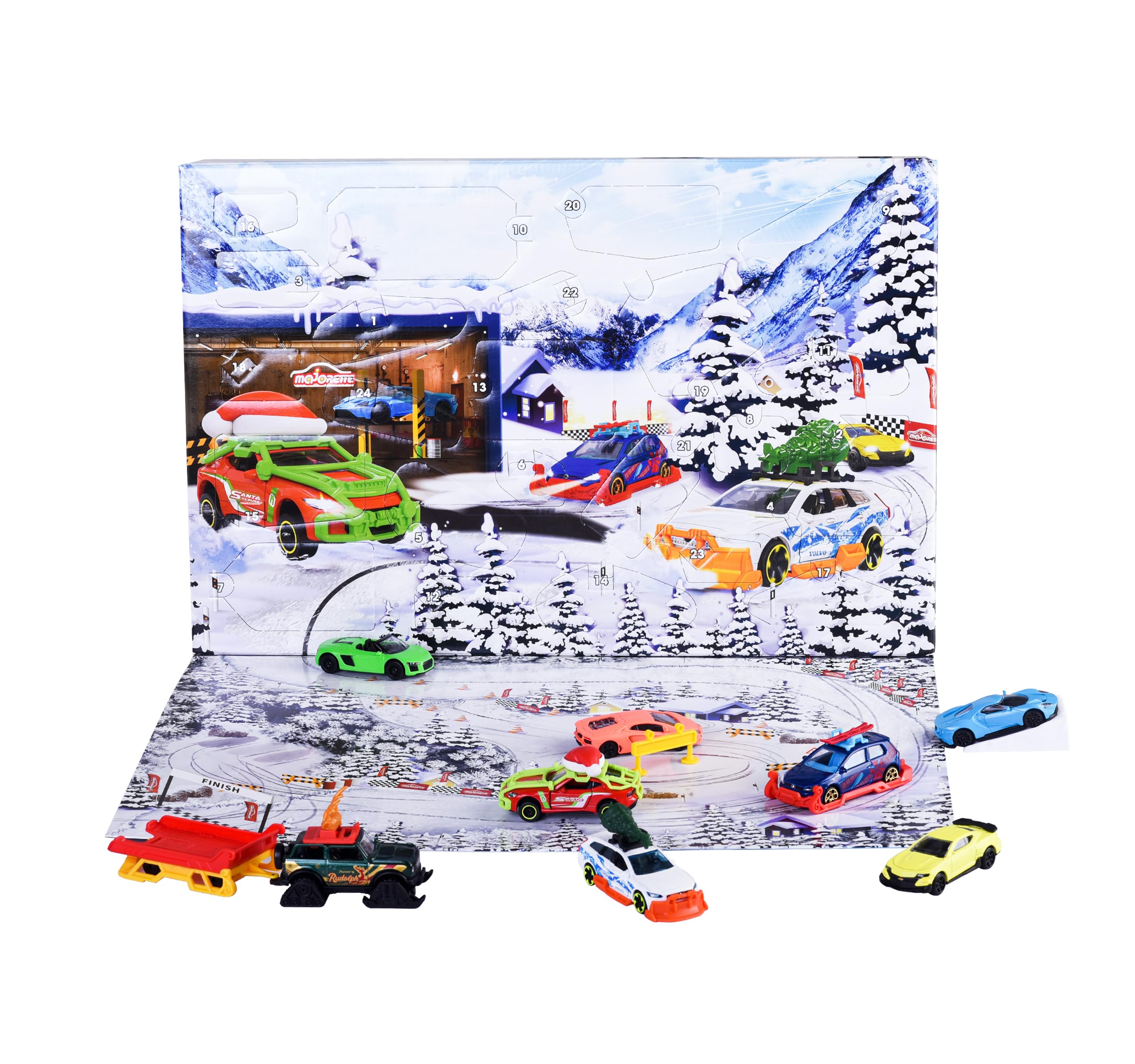 majorette-adventskalender-24-fenster-mit-8-die-cast-fahrzeugen image 4