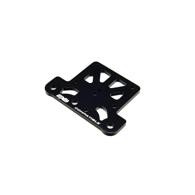 arrma-aluminium-oberplatte-schwarz-vordere-chassisplatte image 1