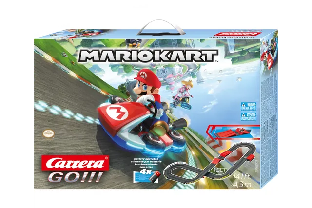 carrera-rc-mario-kart-go-set-4-3-m-mit-sprungschanze-autorennbahn image 1