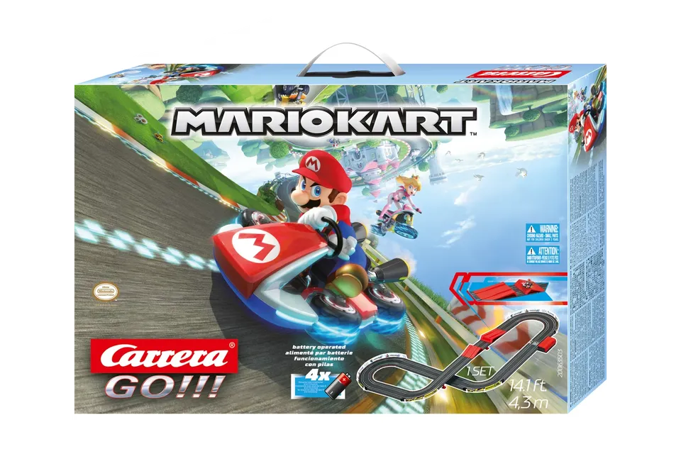 carrera-rc-mario-kart-go-set-4-3-m-mit-sprungschanze-autorennbahn image 1