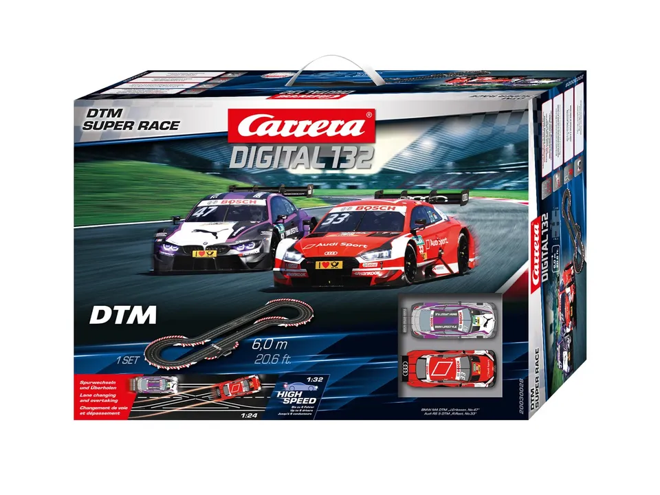 carrera-digital-132-dtm-super-race-audi-rs-5-dtm-vs-bmw-m4-set image 1