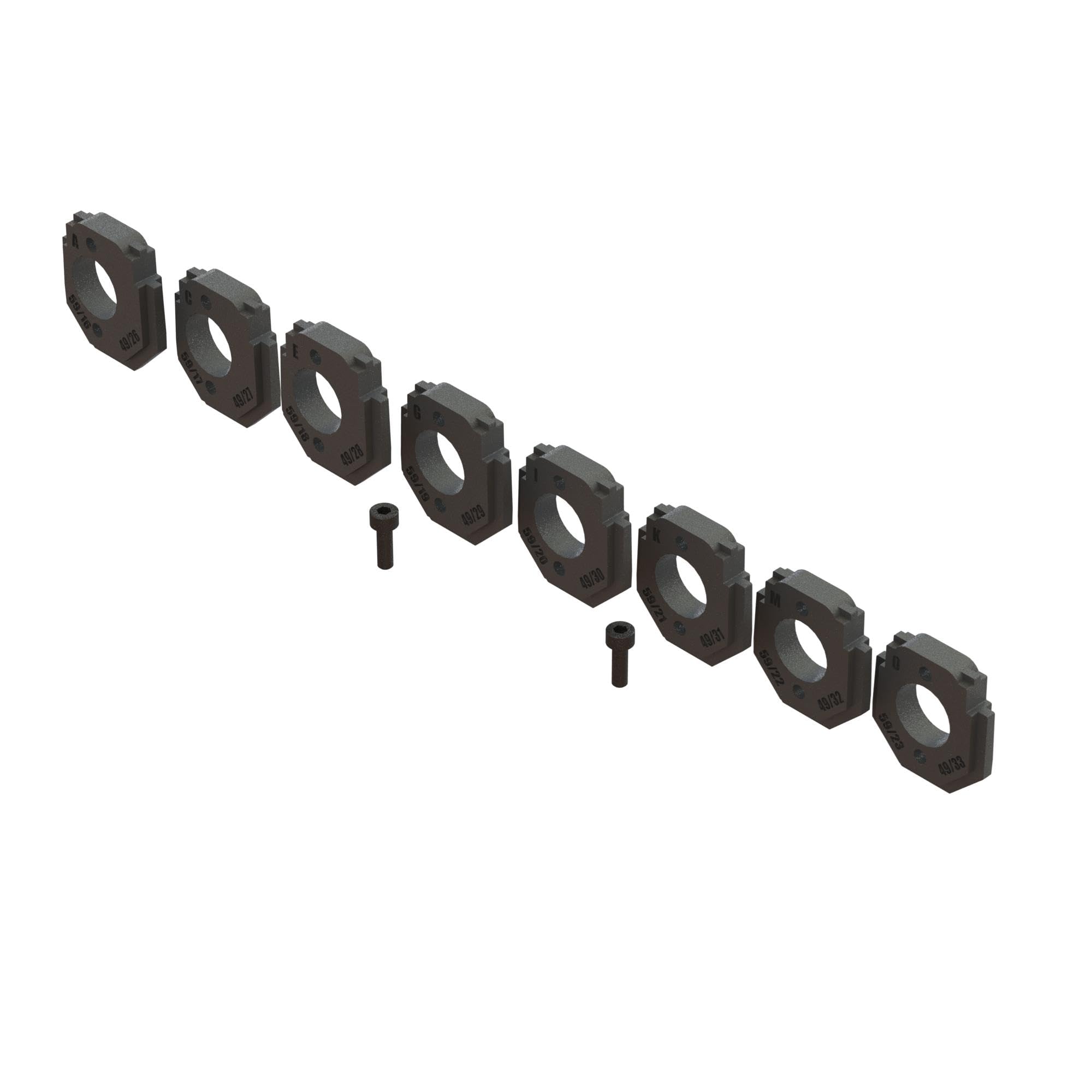 arrma-motorhalterungs-set-ara320744-schrauben-8-st-ck image 1