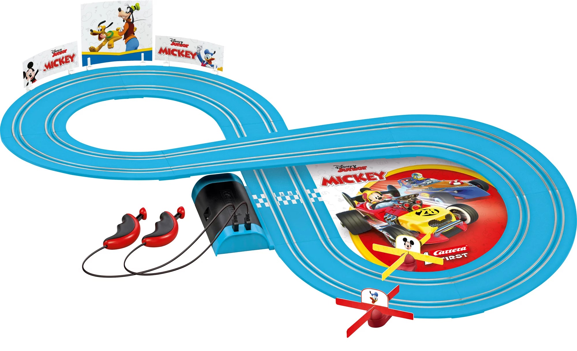 carrera-rc-carrera-first-mickey-s-fun-race-slotcar-bahnset-2-4-m image 2